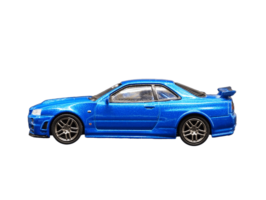 Nissan Skyline Nismo R34 GT-R Z-Tune FuelFest Tokyo Blue 1:64 Tarmac Work T64S-014-FF