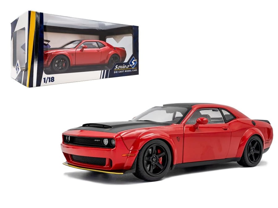PRE-ORDER (4 Weeks) Dodge Challenger SRT Demon Tor Red 1:18 Solido S1805718