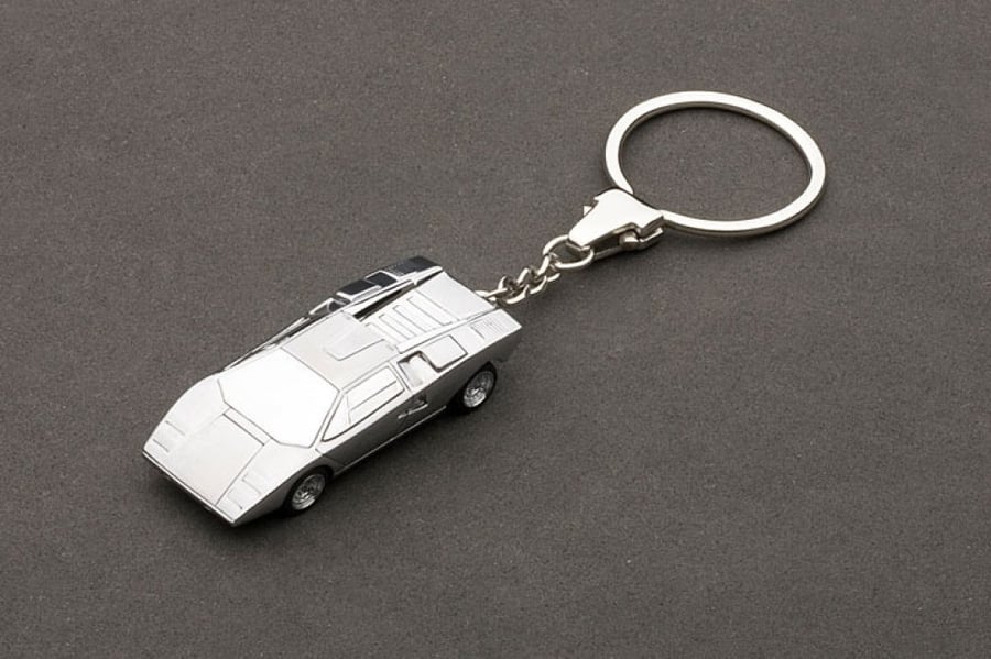 Lamborghini Countach LP400 - aluminum car keychain AUTOart 1:87 41608