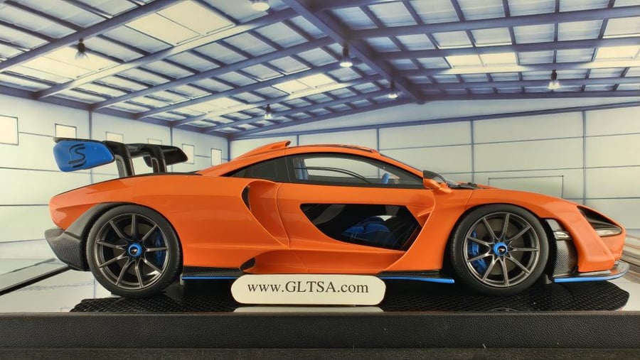 McLaren Senna Orange Blue 1:18 IVY IV1805OG LIMITED 21/50 PCS