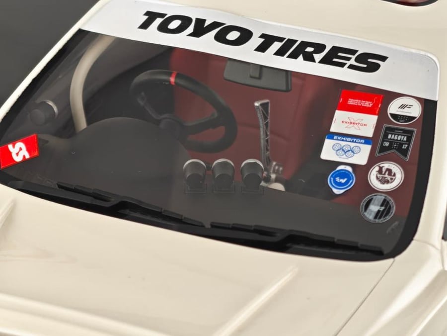 Nissan Silvia S14 Seiji Ookawara White 1:18 YM Model LIMITED 99 PCS
