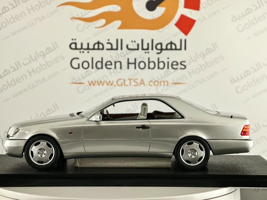 Mercedes-Benz 600 SEC Coupe (C140) 1992 Metallic Silver 1:18 Cult Scale Models CML079-1
