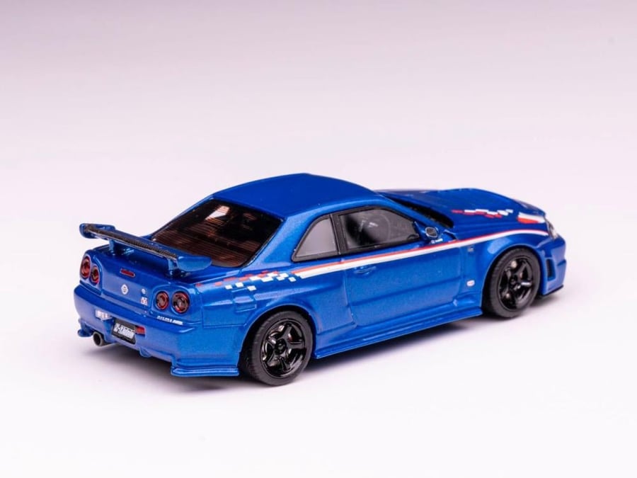 Nissan Skyline GT-R (R34) NISMO Z-Tune Bayside Blue 1:64 Car's Lounge LIMITED 99 PCS