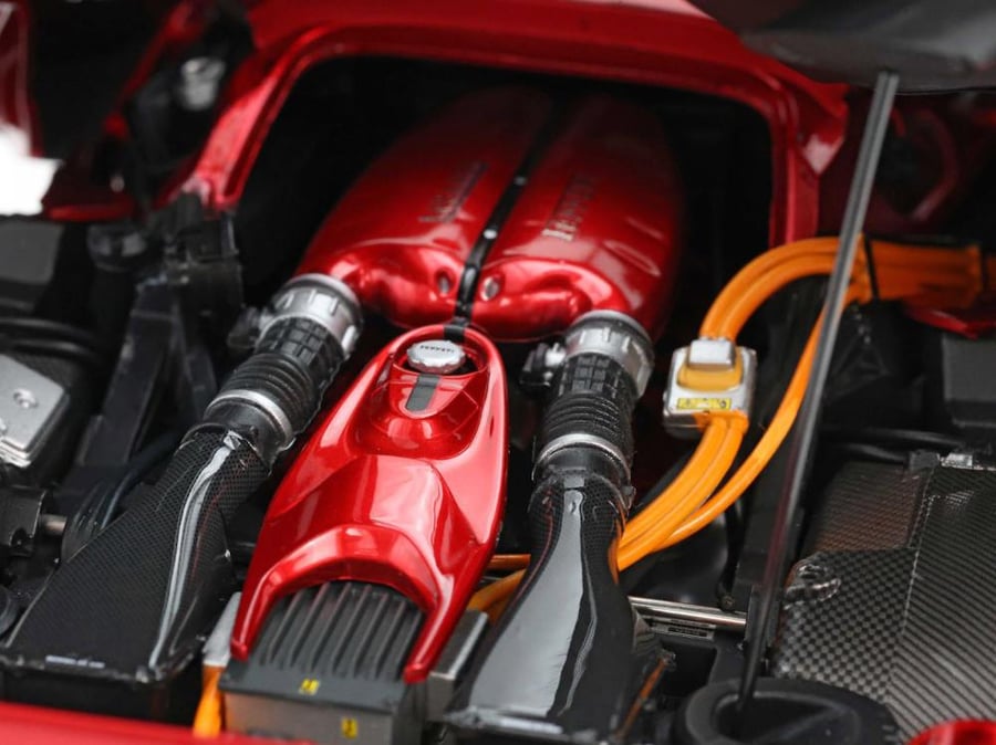 Ferrari LaFerrari One Off Special for Lewis Hamilton Rosso Fuoco 1:18 BBR BBR1822H8DIE1 LIMITED 199 PCS