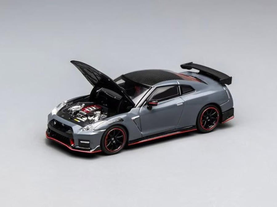 Nissan GT-R Nismo (R35) Special Edition Nismo Stealth Grey 1:64 MotorHelix M63521