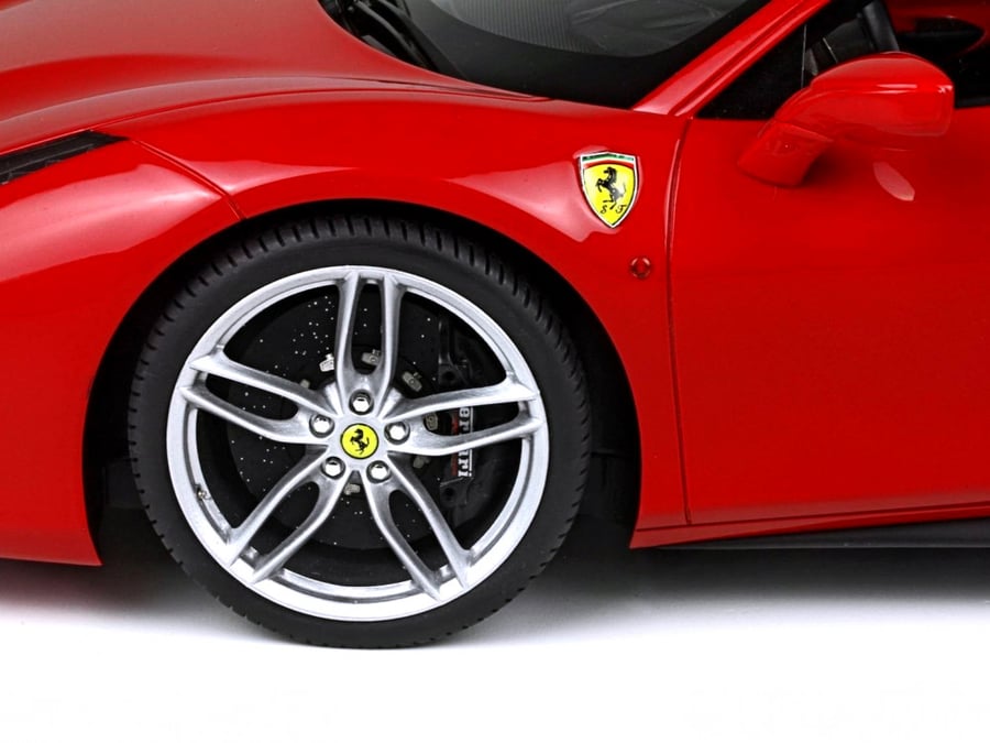 RARE FERRARI 488 GTB COUPE 1:12 ROSSO CORSA LIMITED 250 ITEMS BBR BBR1203A