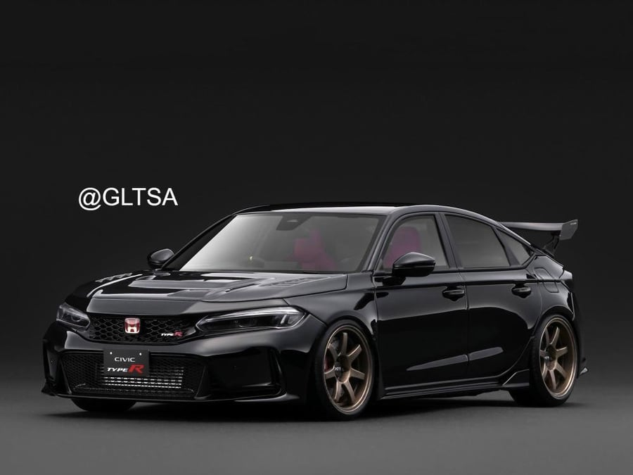 Honda Civic Type-R J'S Racing (FL5) Black 1:18 Ignition Model IG3936