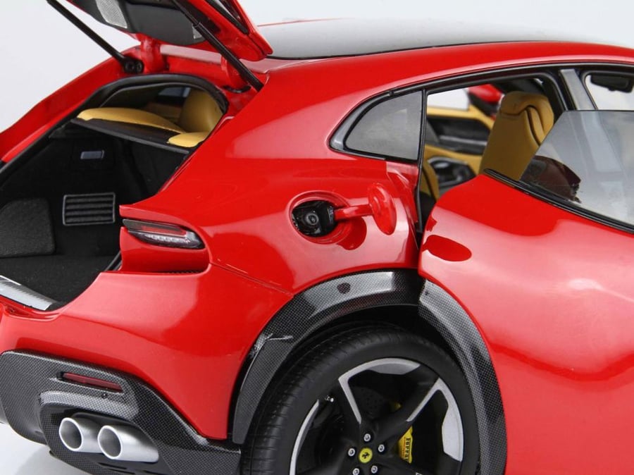 Ferrari Purosangue Diecast Panoramic Roof, Rosso Corsa, Luxury Pack 1:18 BBR HE180053BDIE LIMITED 340 PCS