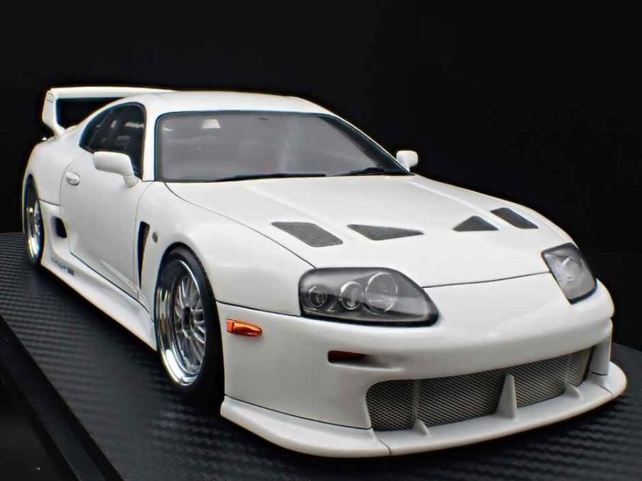 Toyota Supra (A80) TRD 3000GT White 1:18 Ignition Model IG3597