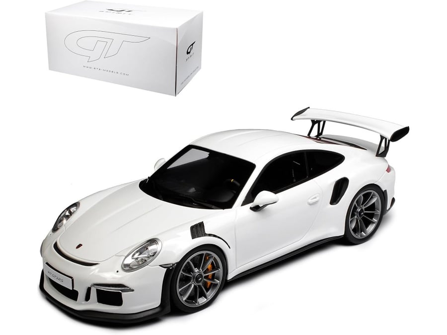 RARE With NOTES Porsche 911 (991) GT3 RS White 1:18 GT Spirit ZM106 LIMITED 504 PCS