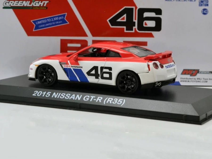 Nissan GT-R (R35) BRE #46 1:43 Greenlight 51069 LIMITED 2300 PCS