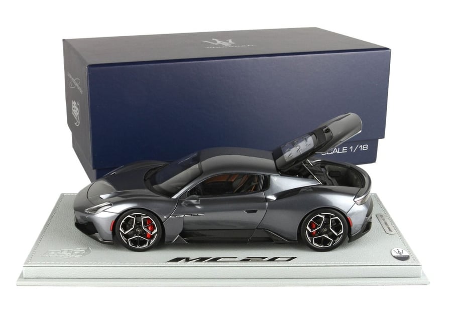 Maserati MC20 Grigio mistero - OFFERTA SPECIALE Grey 1:18 BBR HE180051FDIE LIMITED 100 PCS