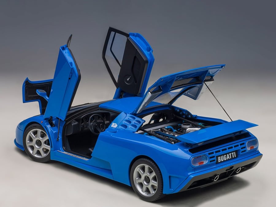 PRE-ORDER (4 Weeks) Bugatti EB110 SS French Racing Blue 1:18 AUTOart 70917