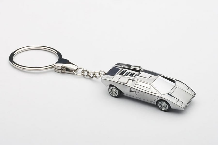 Lamborghini Countach LP400 - aluminum car keychain AUTOart 1:87 41608