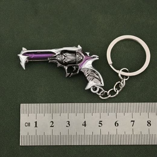 Valorant Reaver Sheriff Keychain (Purple)