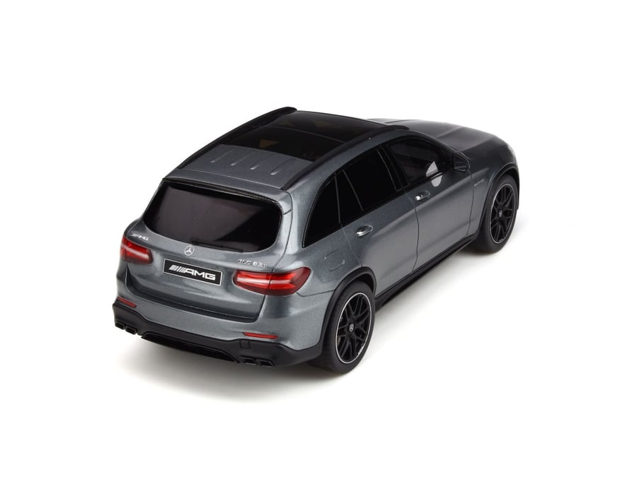 PRE-OWNED WITH NOTES Mercedes-AMG GLC 63 S Grey 1:18 GT Spirit GT231 LIMITED 999 PCS