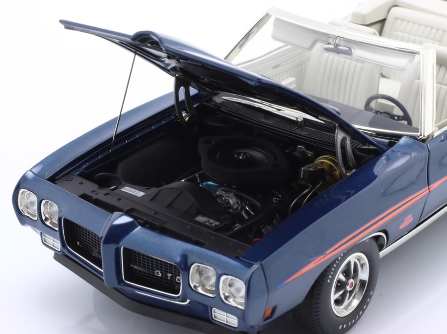 Pontiac GTO Judge Convertible 1970 Atoll Blue 1:18 ACME A1801221 LIMITED 432 PCS