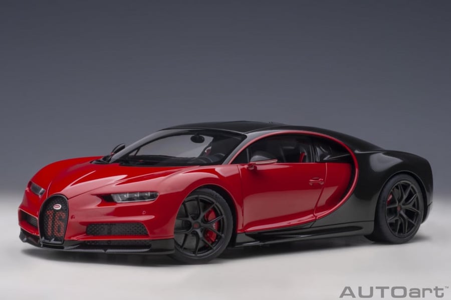 PRE-ORDER (4 Weeks) Bugatti Chiron Sport (Italian Red/Carbon) 1:18 AUTOart 70996