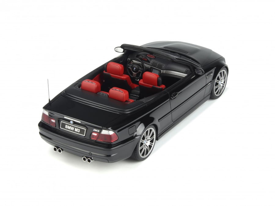 NO BOX BMW E46 Convertible M3 Jet Black 1:18 OTTOmobile OT380 LIMITED