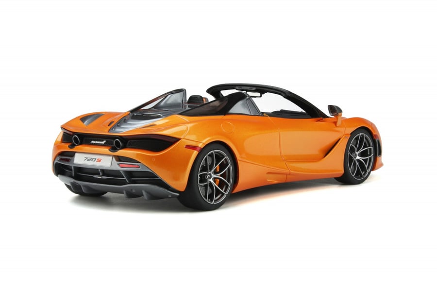 MCLAREN 720S SPIDER PAPAYA SPARK ORANGE 1:18 GT Spirit GT819