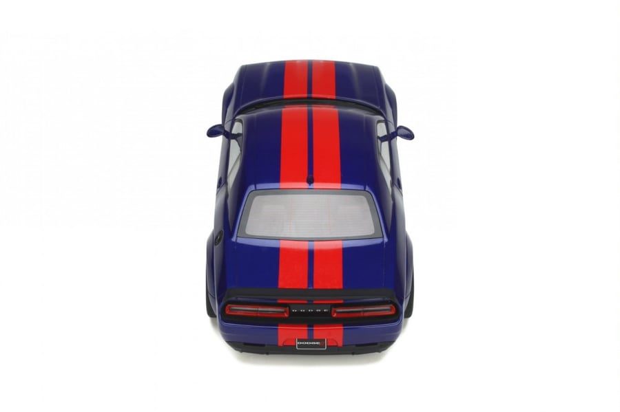 RARE PRE-OWNED DODGE CHALLENGER SUPER 2021 INDIGO BLUE 1:18 GT Spirit GT362 LIMITED