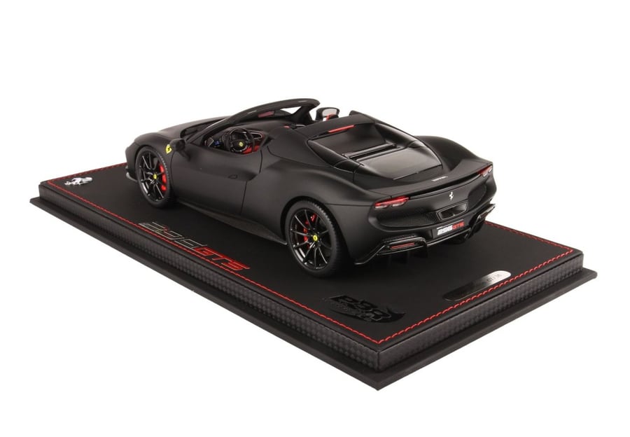 Ferrari 296 GTS Nero Opaco Matt Black 1:18 BBR P18215H LIMITED 36 PCS
