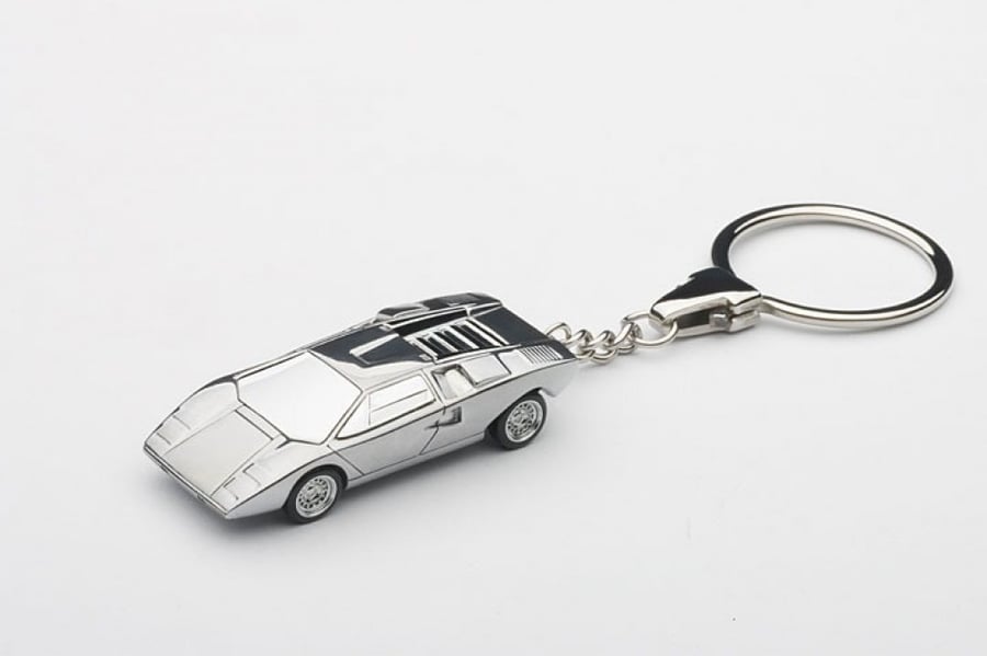 Lamborghini Countach LP400 - aluminum car keychain AUTOart 1:87 41608