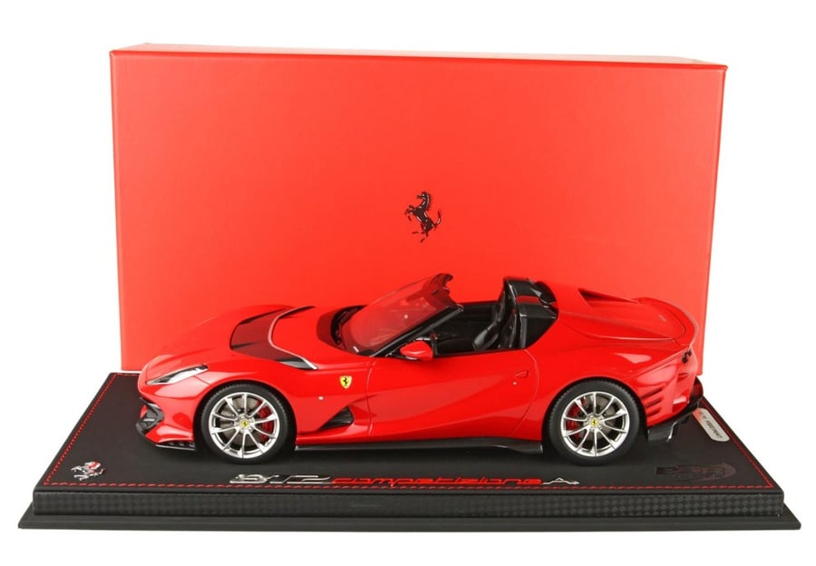 Ferrari 812 Competizione A Rosso corsa 322 1:18 BBR P18209D2 LIMITED 24 PCS