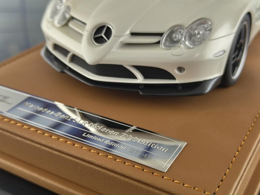 Mercedes-Benz SLR McLaren 722 Pearl White 1:18 Ivy IM1819B LIMITED 45 PCS