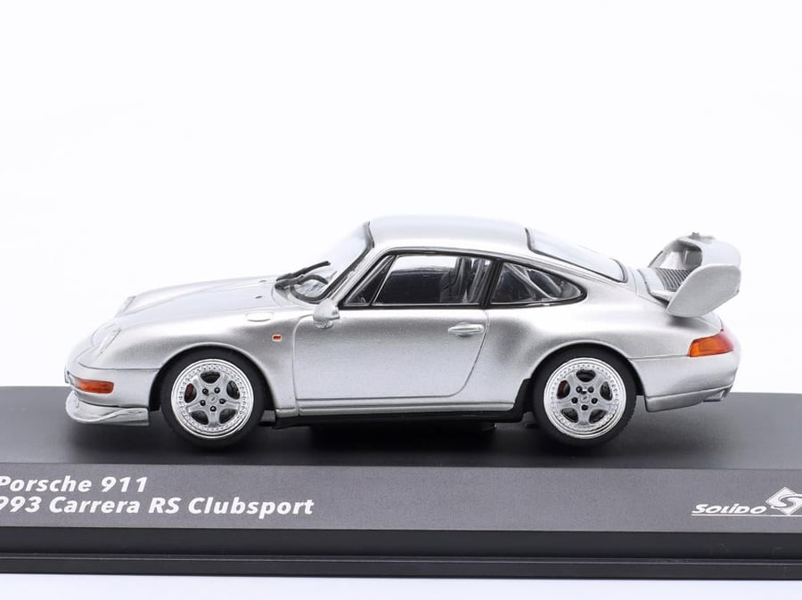 Porsche 993 RS Clubsport 1993 Polar Silver 1:43 Solido S4313803