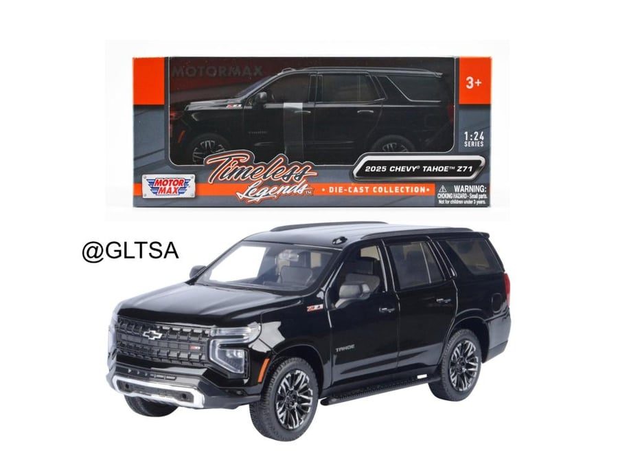 Chevrolet Tahoe Z71 "Timeless Legends" Black 1:24 MotorMax 79392