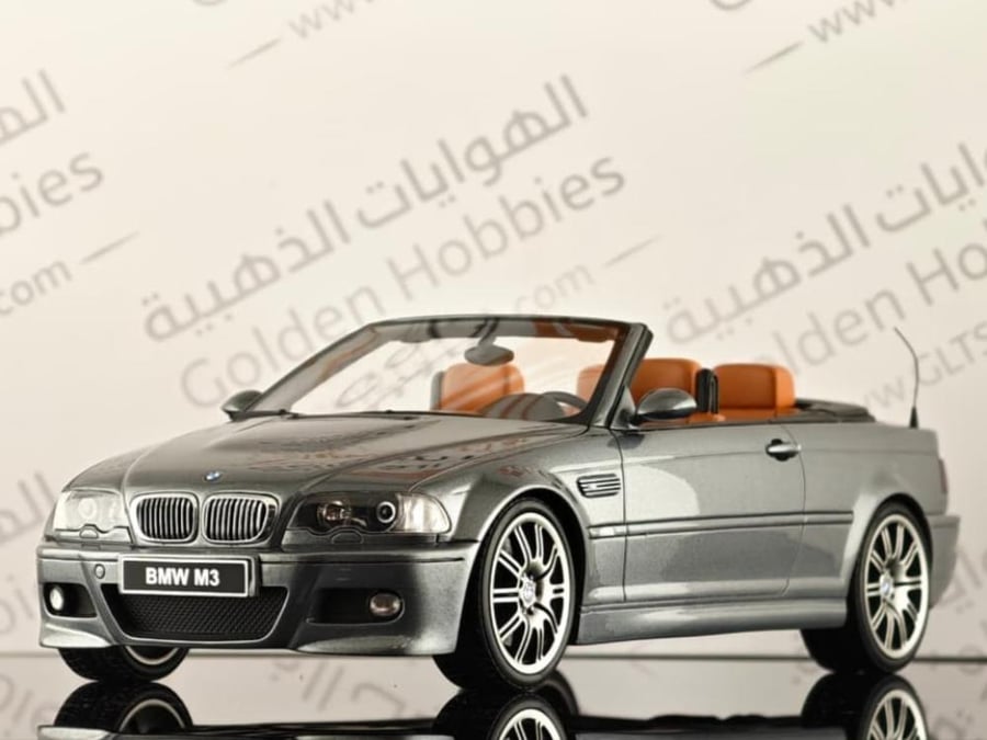 BMW E46 M3 Convertible Silver Grey A08 1:18 OTTOmobile OT1006 LIMITED 2000 PCS