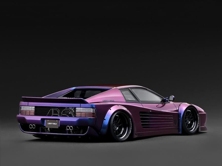 Ferrari 512 Purple Metallic LB-Works 1:18 Ignition Model IG3792