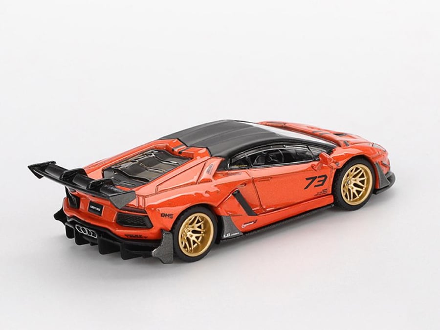 Lamborghini Aventador LB-WORKS Limited Edition Orange MDX 1:64 MINI GT MGT01133-CH