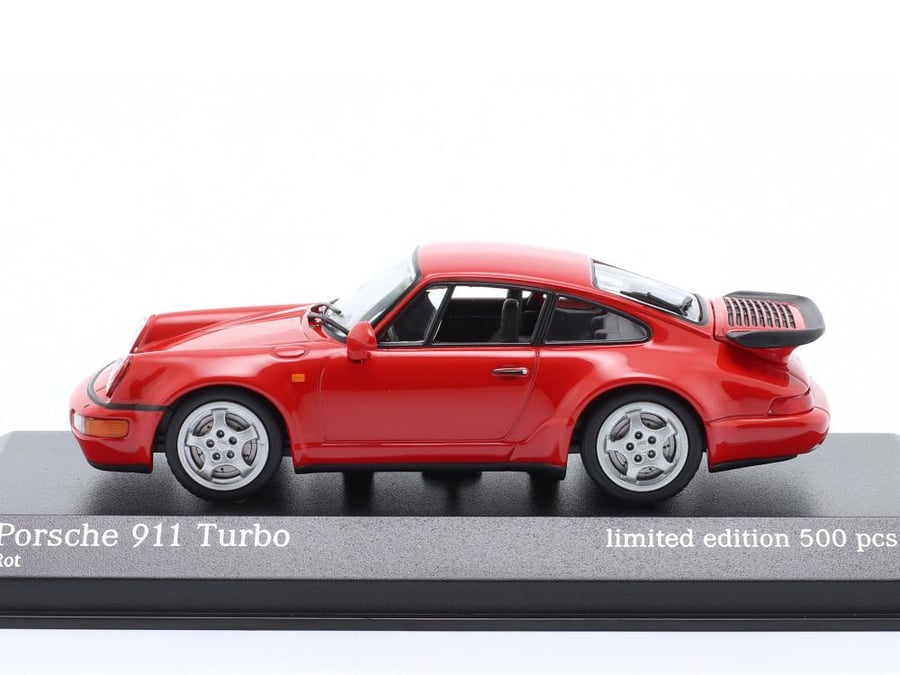 Porsche 911 (964) Turbo 1990 Red 1:43 Minichamps 943069105 LIMITED 500 PCS