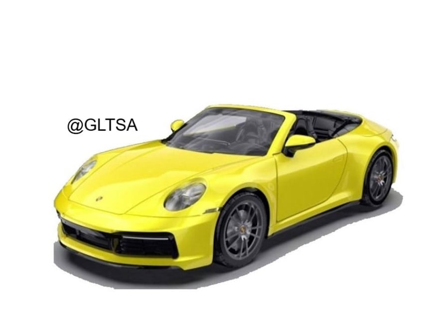 Porsche 911 Carrera Cabriolet 1:32 Metal Speed Zone 32706
