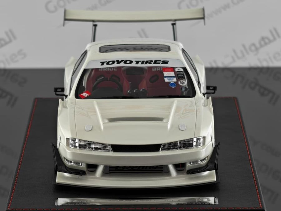 Nissan Silvia S14 Seiji Ookawara White 1:18 YM Model LIMITED 99 PCS