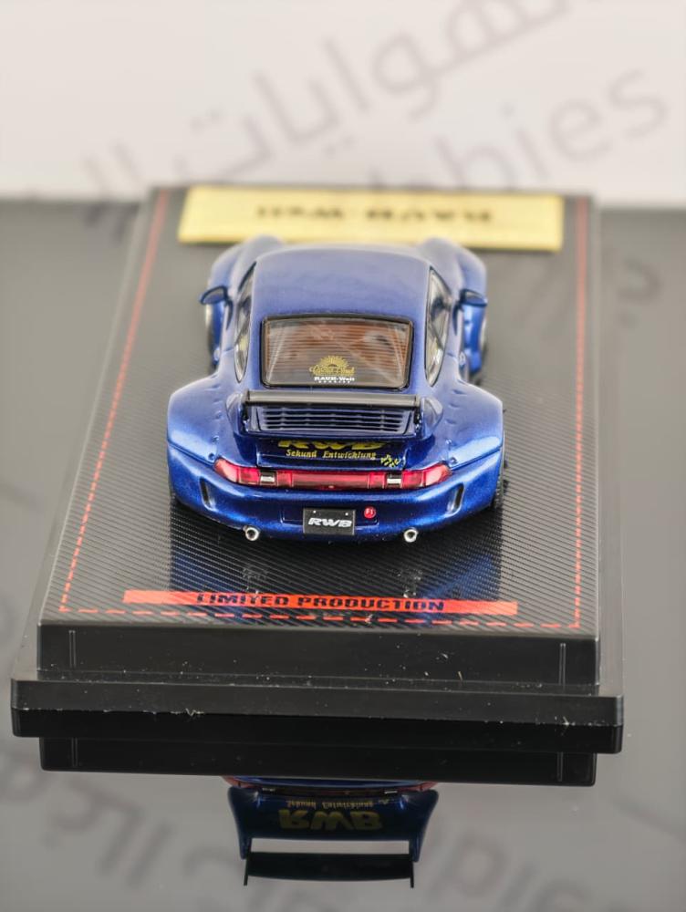 Porsche RWB 993 Blue Metallic 1:64 Ignition Model IG4143