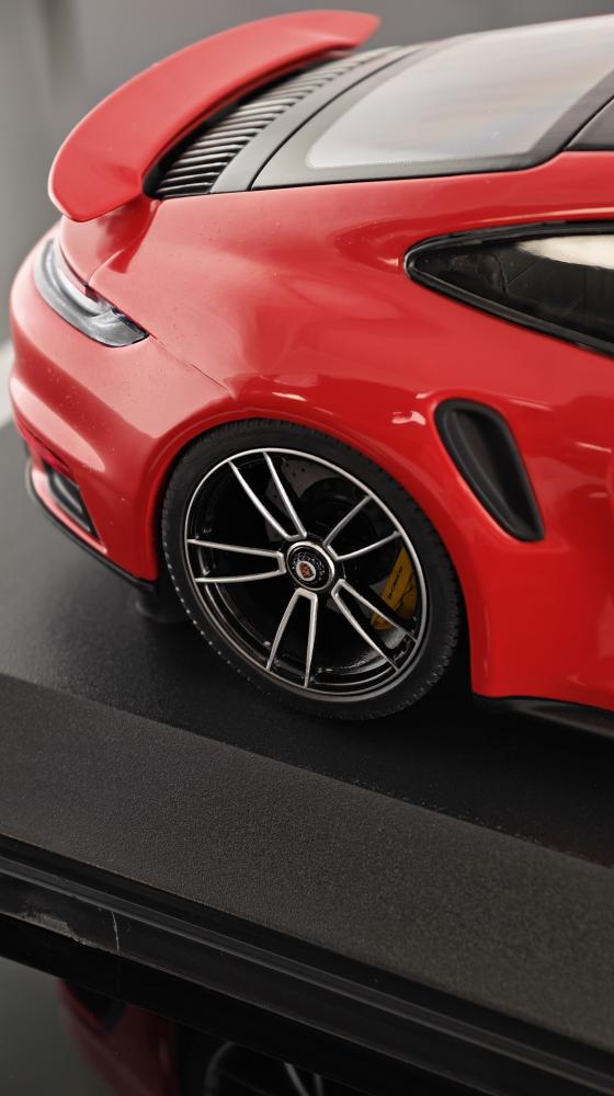 Porsche 911 (992) Turbo S Red 1:18 Minichamps 153069075 LIMITED 306 PCS