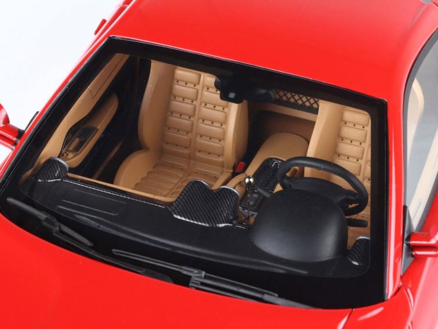 FERRARI 599 GTB FIORANO Manual Gear Rosso Corsa Cuoio Color Interior 1:18 BBR BBR1872A1 LIMITED 126 PCS Made In Italy