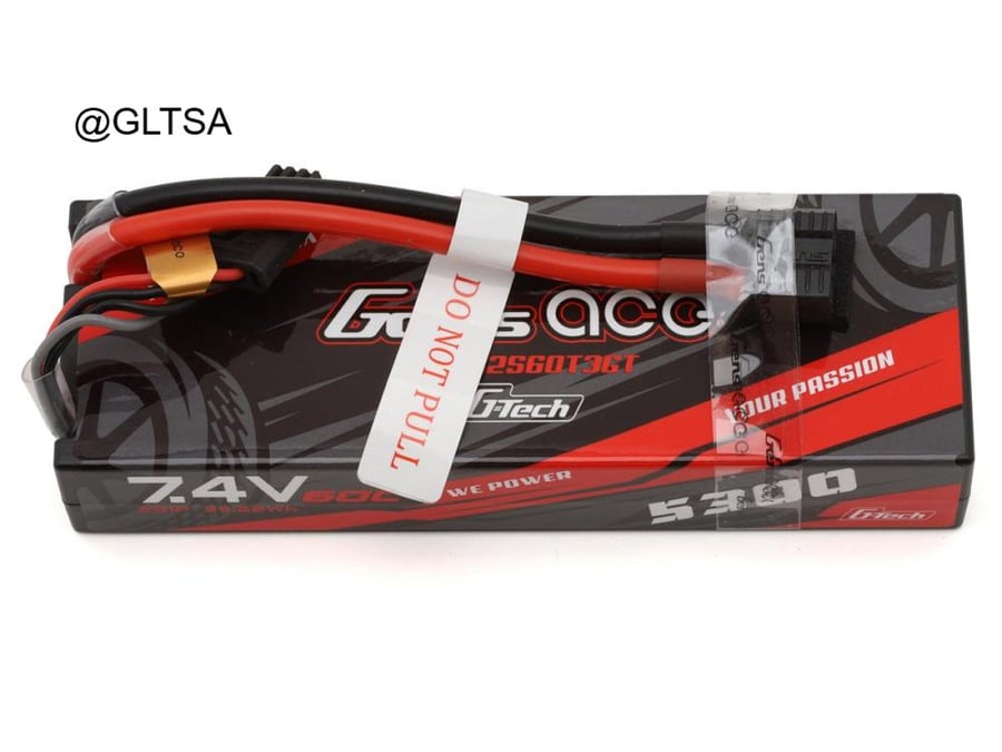 Gens Ace G-Tech Smart 2S LiPo Battery 60C (7.4V/5300mAh) w/Universal Connector for RC GEA532S60T3GT