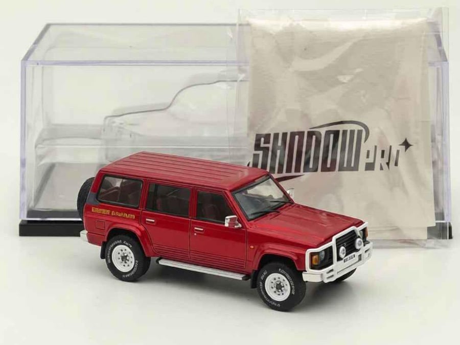 Nissan Patrol (Y60) LHD Burgundy Red 1:64 Shadow Pro