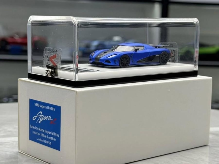 Koenigsegg Agera R Matte Imperial Blue 1:64 VMB VMB-Agera R 6405
