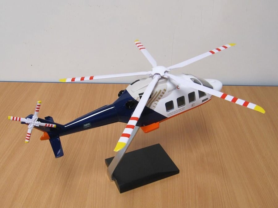 Agusta Westland AW-139 THC Saudi Red Crescent Authority 1:40 TD Models TD065