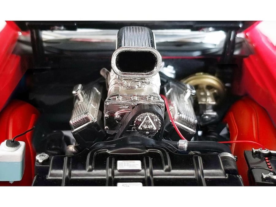 PRE-ORDER (3 Weeks) Oldsmobile 442 W30 "W-Machine Drag Outlaws" 1970 Red with White Stripes 1:18 ACME A1805631 LIMITED 300 PCS