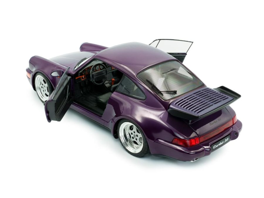 Porsche 911 (964) Turbo 1990 Violet Blue Metallic 1:18 Solido S1803412