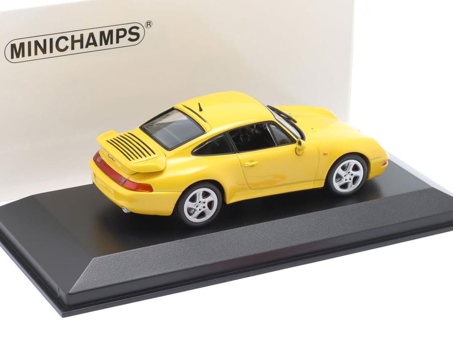 Porsche 911 (993) Turbo 1995 Yellow 1:43 Minichamps 943069205 LIMITED 500 PCS