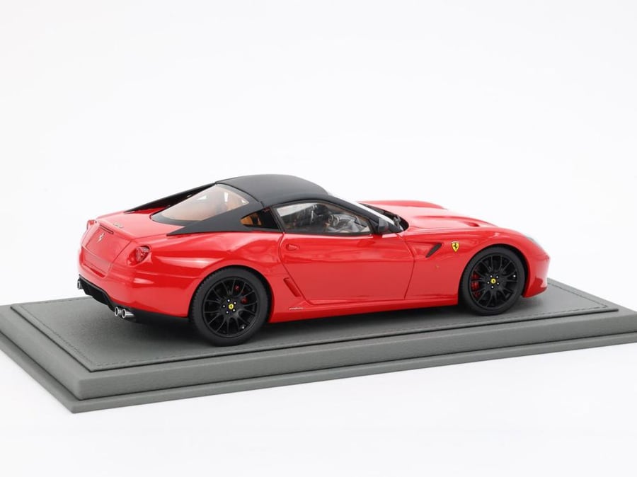 Ferrari 599 GTB Fiorano Automatic Gear Rosso Corsa Black Rims and Roof 1:18 BBR BBR1871A1 LIMITED 90 PCS Made In Italy