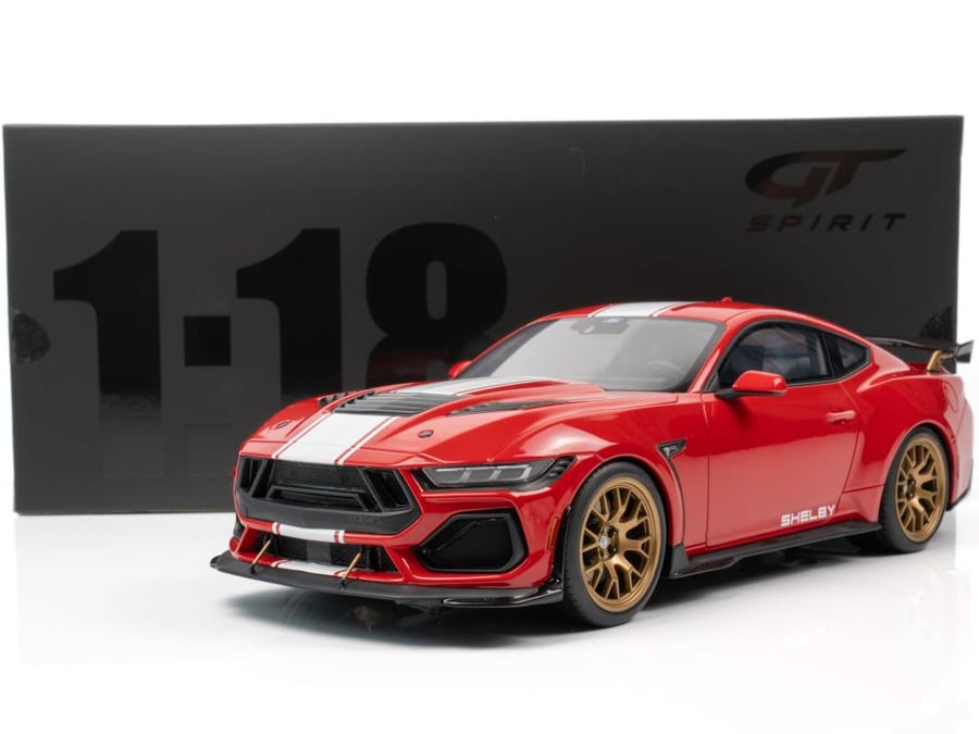 Ford Shelby Mustang Supersnake Race Red 1:18 GT Spirit GT531 LIMITED 1200 PCS