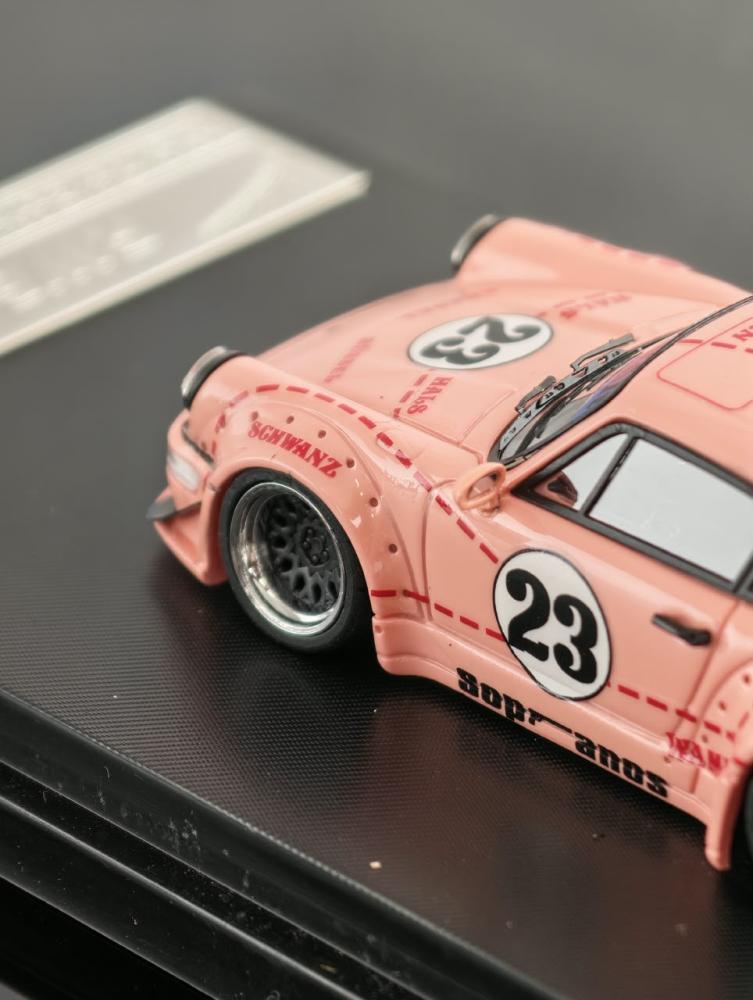 PRE-OWNED Porsche RWB 964 High Rev Series Pink 1:64 Stance Hunters LIMITED 199 PCS